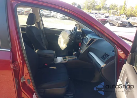 2012 Subaru Legacy 2.5I Premium из США, поврежденный, VIN 4S3BMBC65C3014343